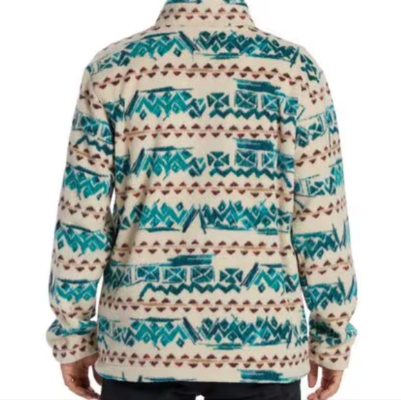 BILLABONG NEW A DIV Boundary Mock Neck Fleece Jacket - Picture 9 of 16